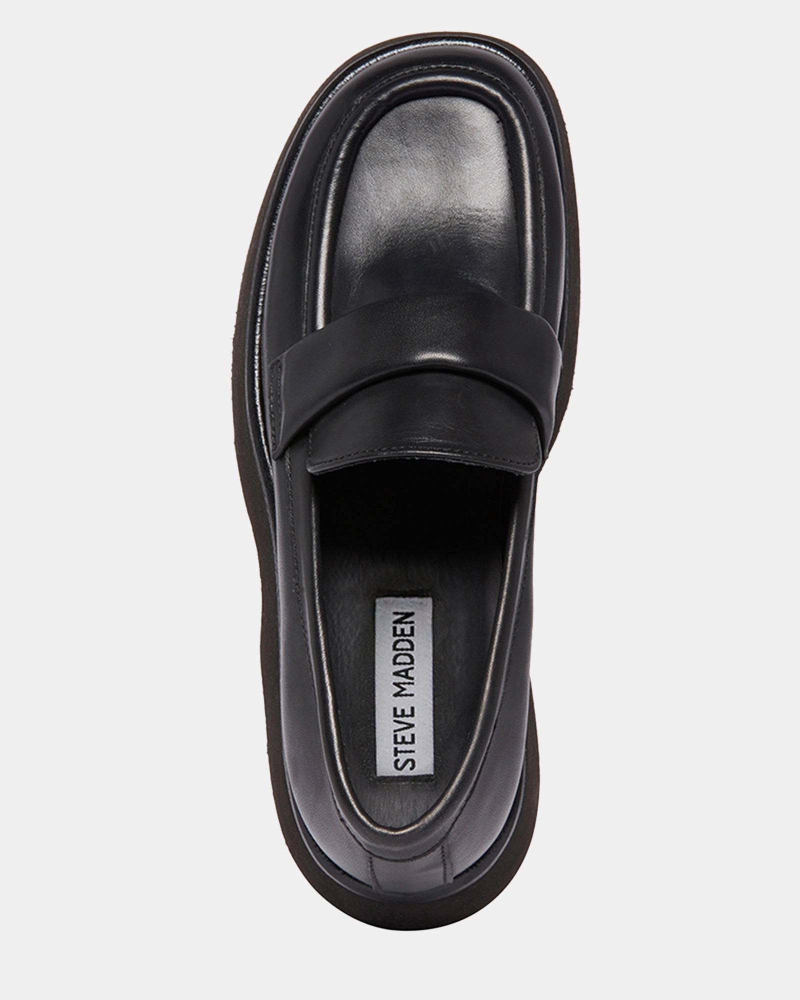 JAXI BLACK LEATHER - SM REBOOTED Italian Loafers Suede