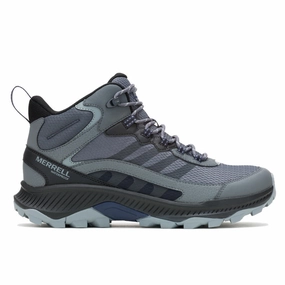 Merrell Men's Speed Strike 2 Mid Waterproof Hiking Boots - Rock Asolo Fsn 95 Gore Tex Hiking Boots