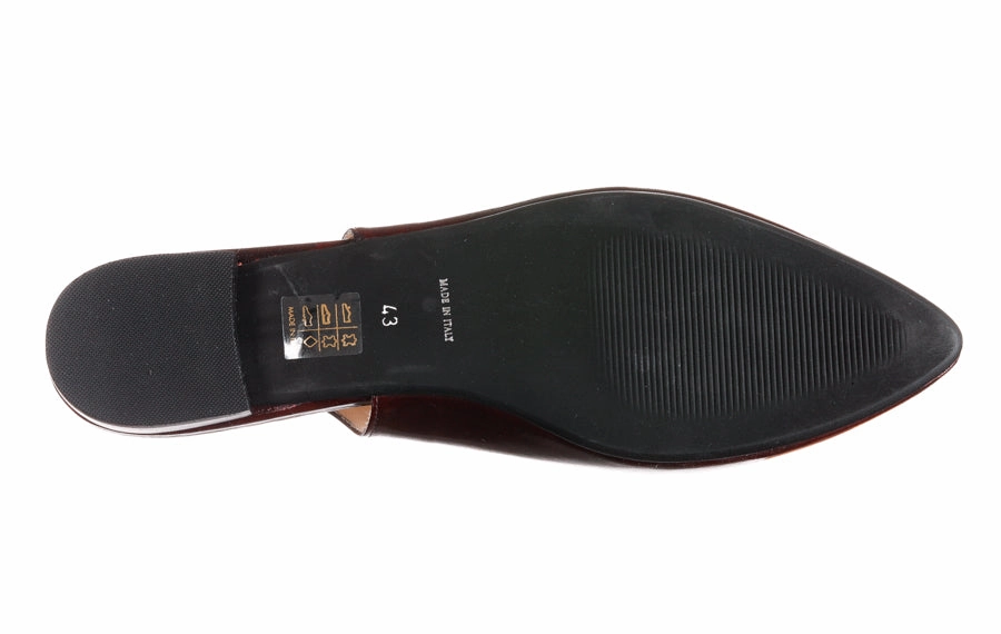 Via Polish Bordeaux Lifting Flat Shoes