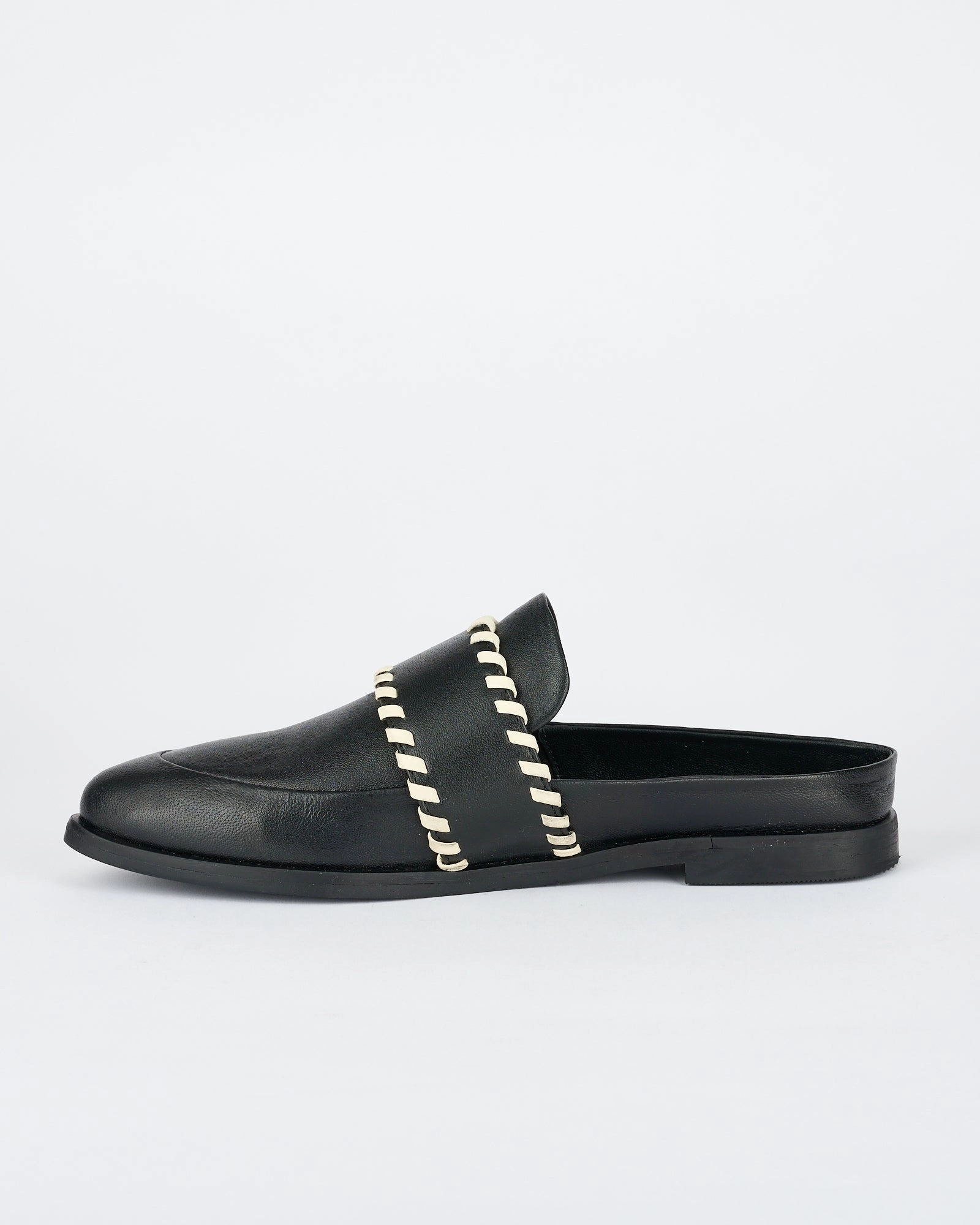 Crosby Slide Black/Off White Hecklefish Slippers