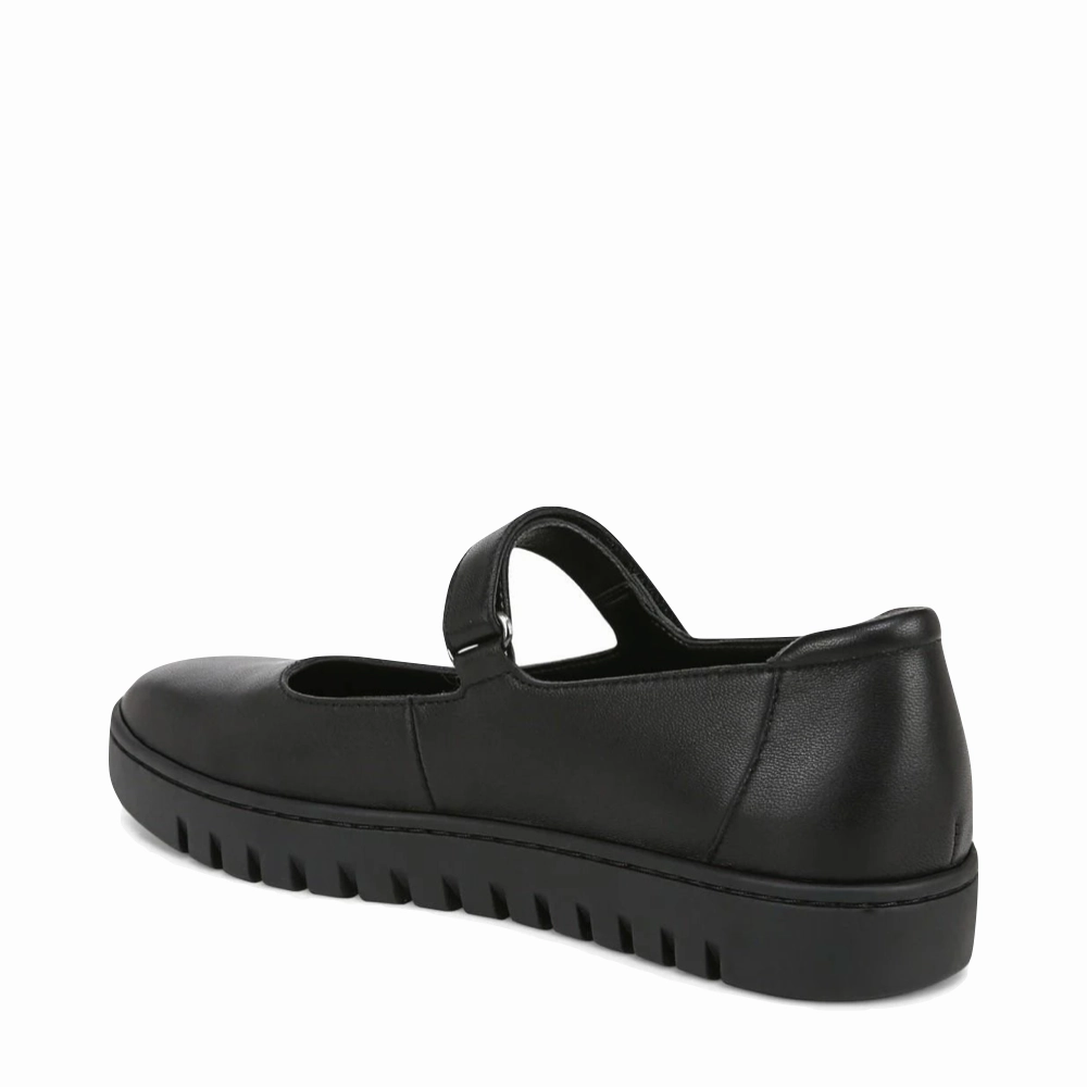Vionic Women's Uptown Smooth Leather Mary Jane Shoe in Black Mary Jane Shoes Toddler