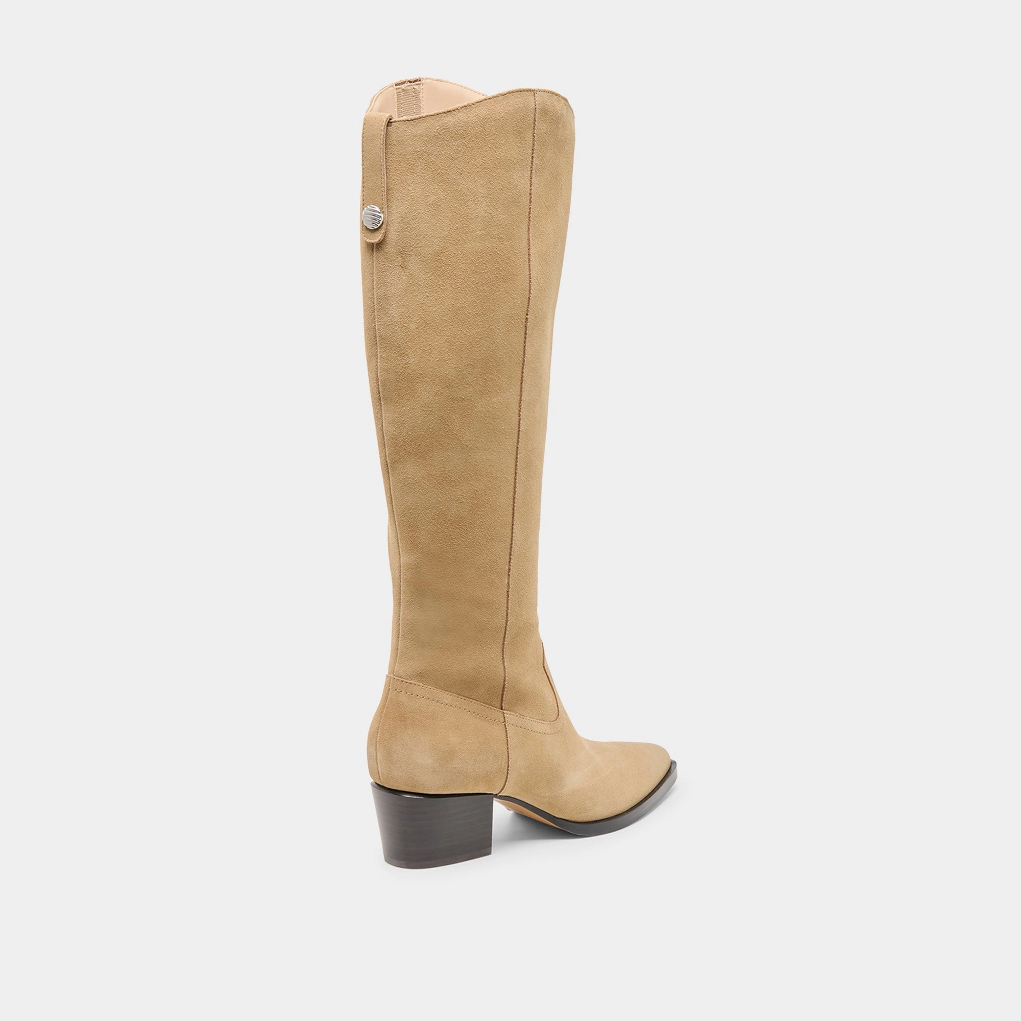 Make Shoes Waterproof Spray VIRONA H2O EXTRA WIDE CALF BOOTS DK TAUPE SUEDE