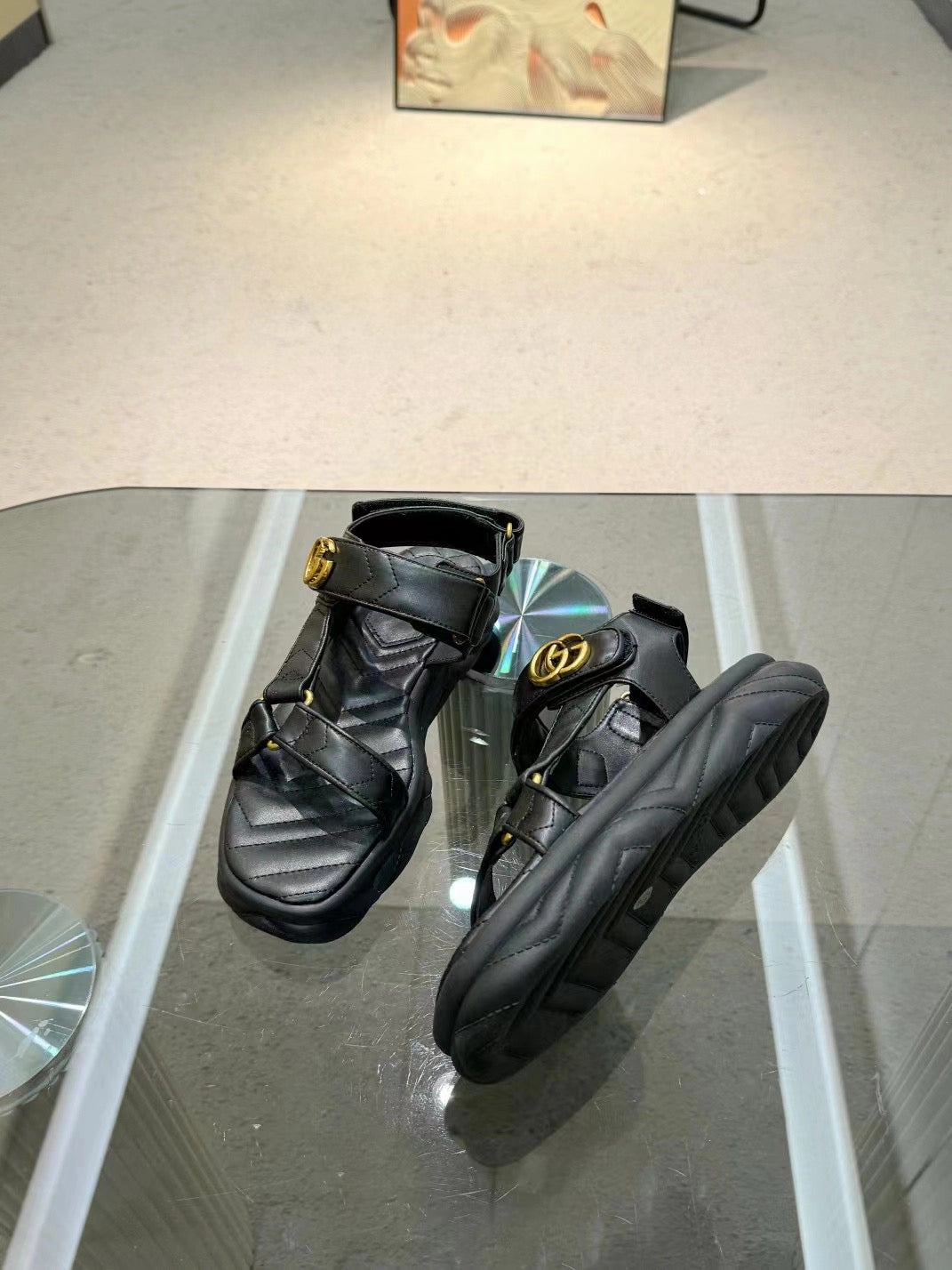 SE1395 GC Sandals / Size5-10 Flat Shoes Sneakers