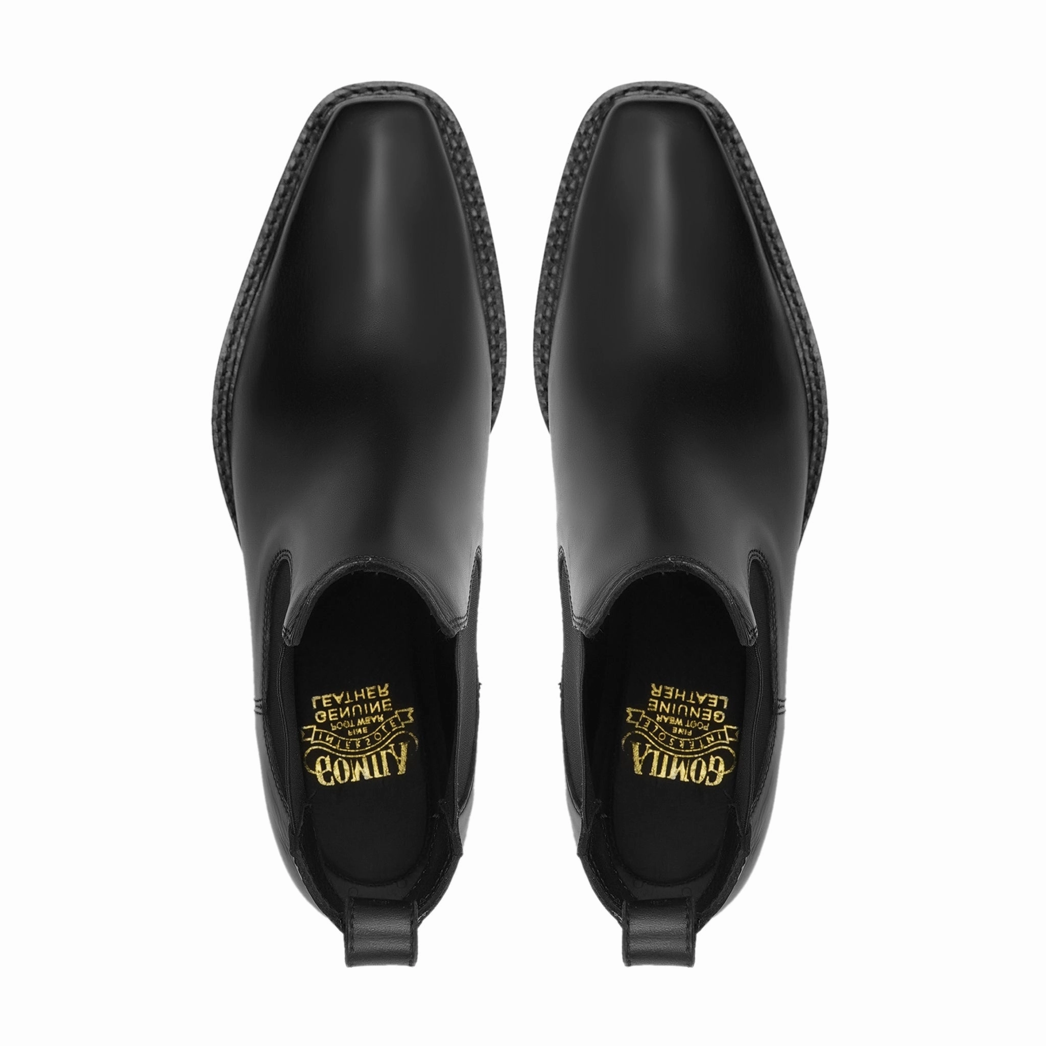 Pink Hunter Chelsea Boots Palma - Men's Black Calf Leather Chelsea Boot