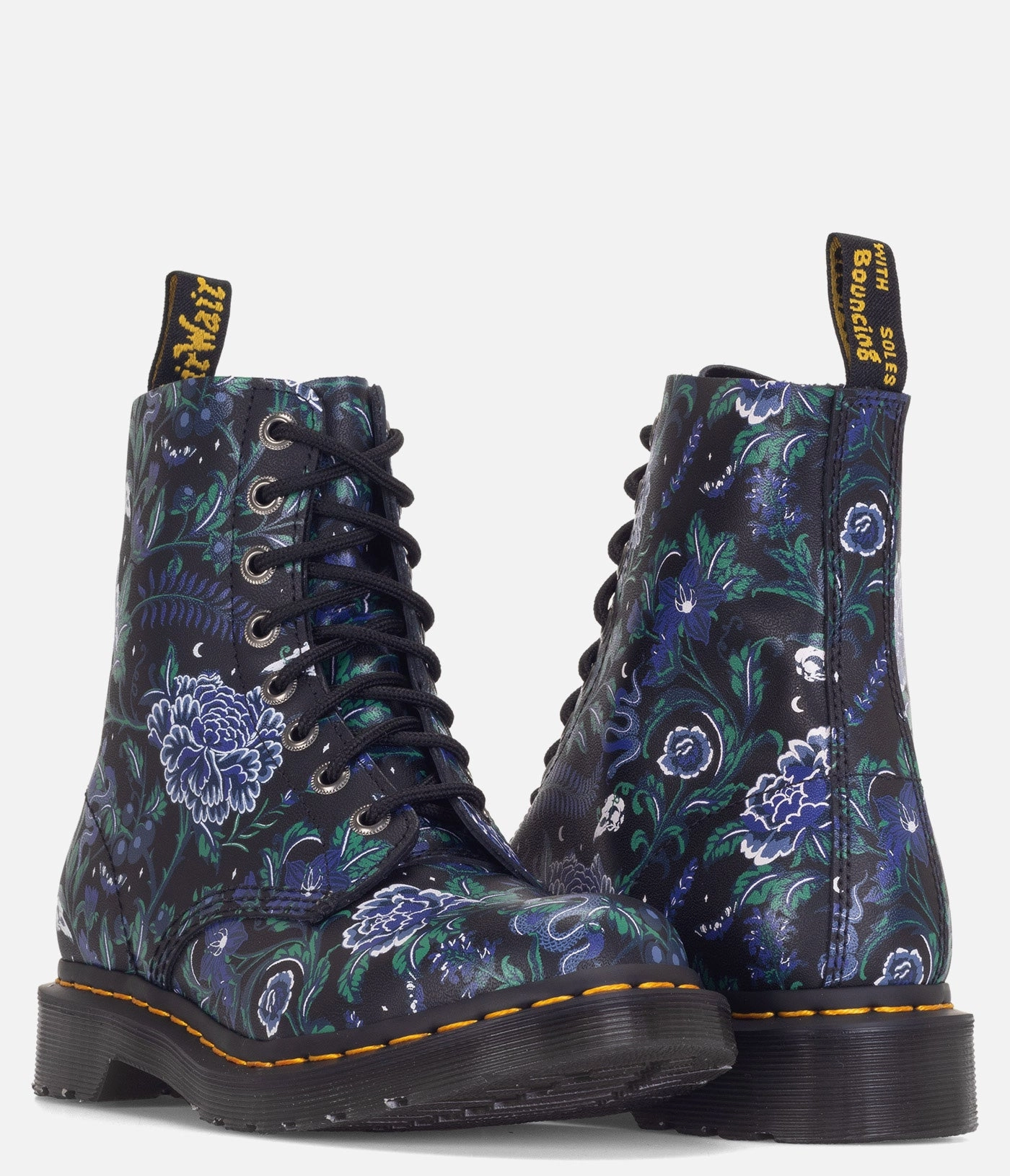 Dr. Martens 1460 Pascal Mystic Floral Lace Up Boots - Women Chunky Chelsea Boots Uk