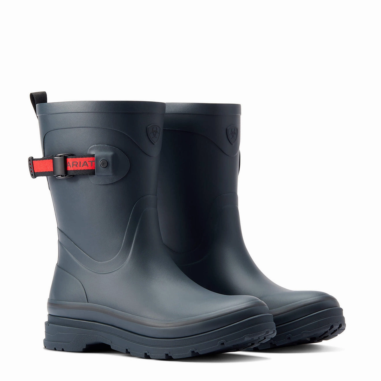 Wearing Hiking Boots In Winter Ariat Womens Kelmarsh Mid Rubber Boot Navy