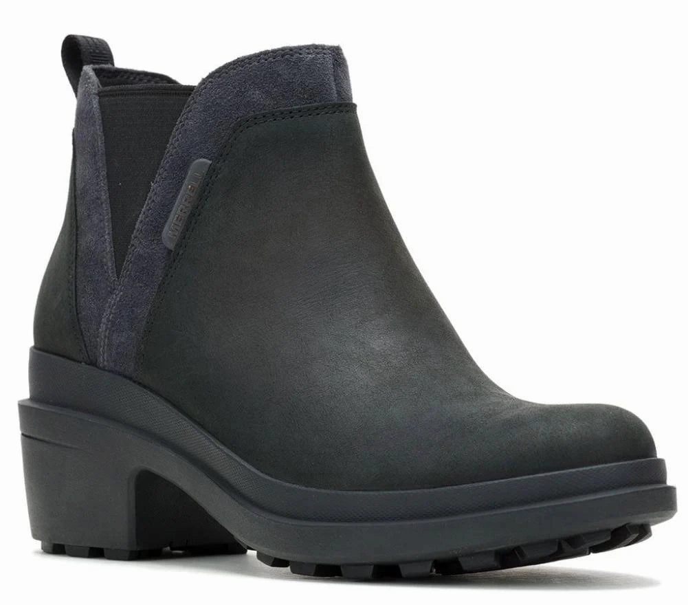 Merrell Women's Chateau III Waterproof Boot - Black Sneaker Waterproof Shoes