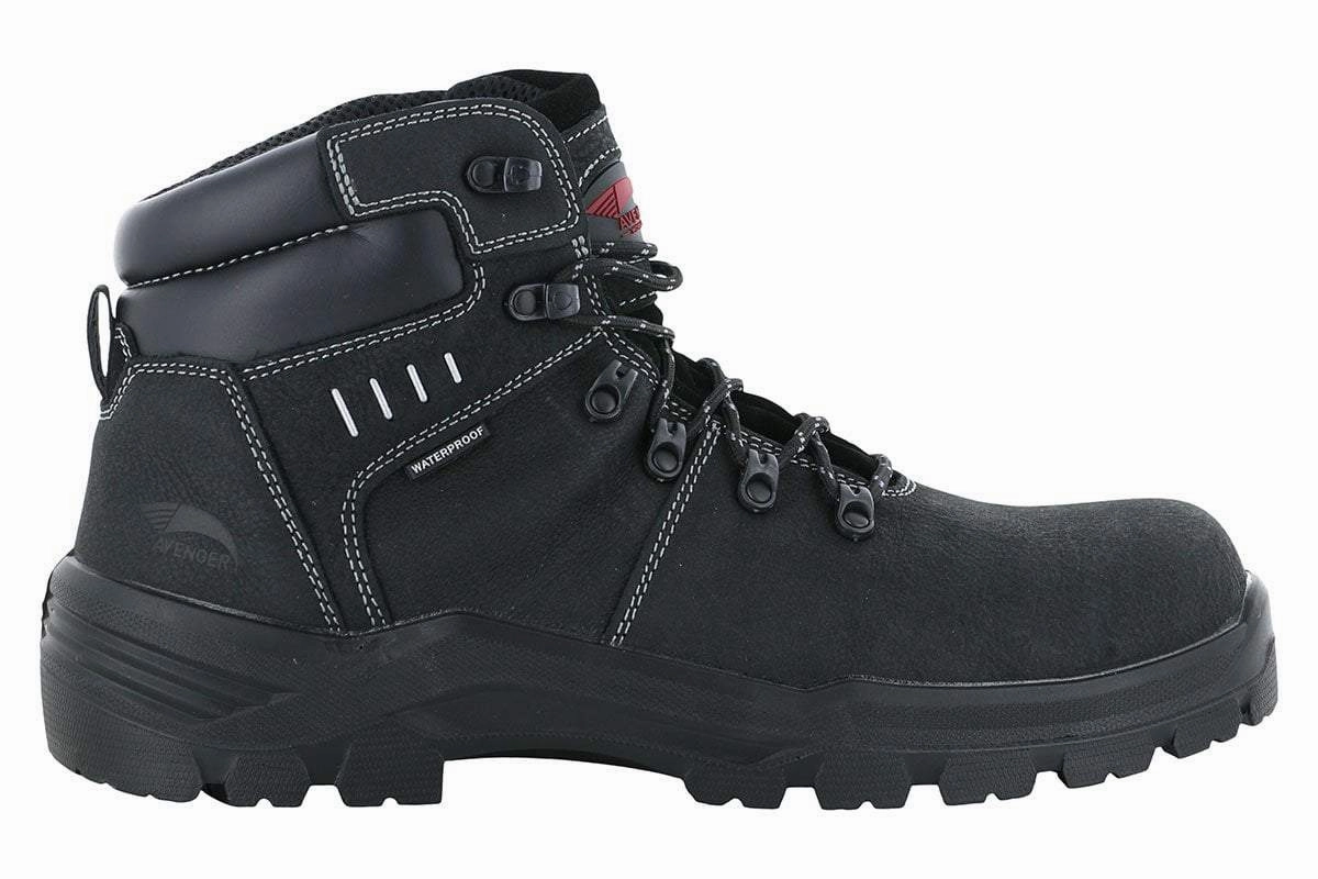 Avenger 7400 Waterproof Composite Toe Boot Black Best Barefoot Work Boots
