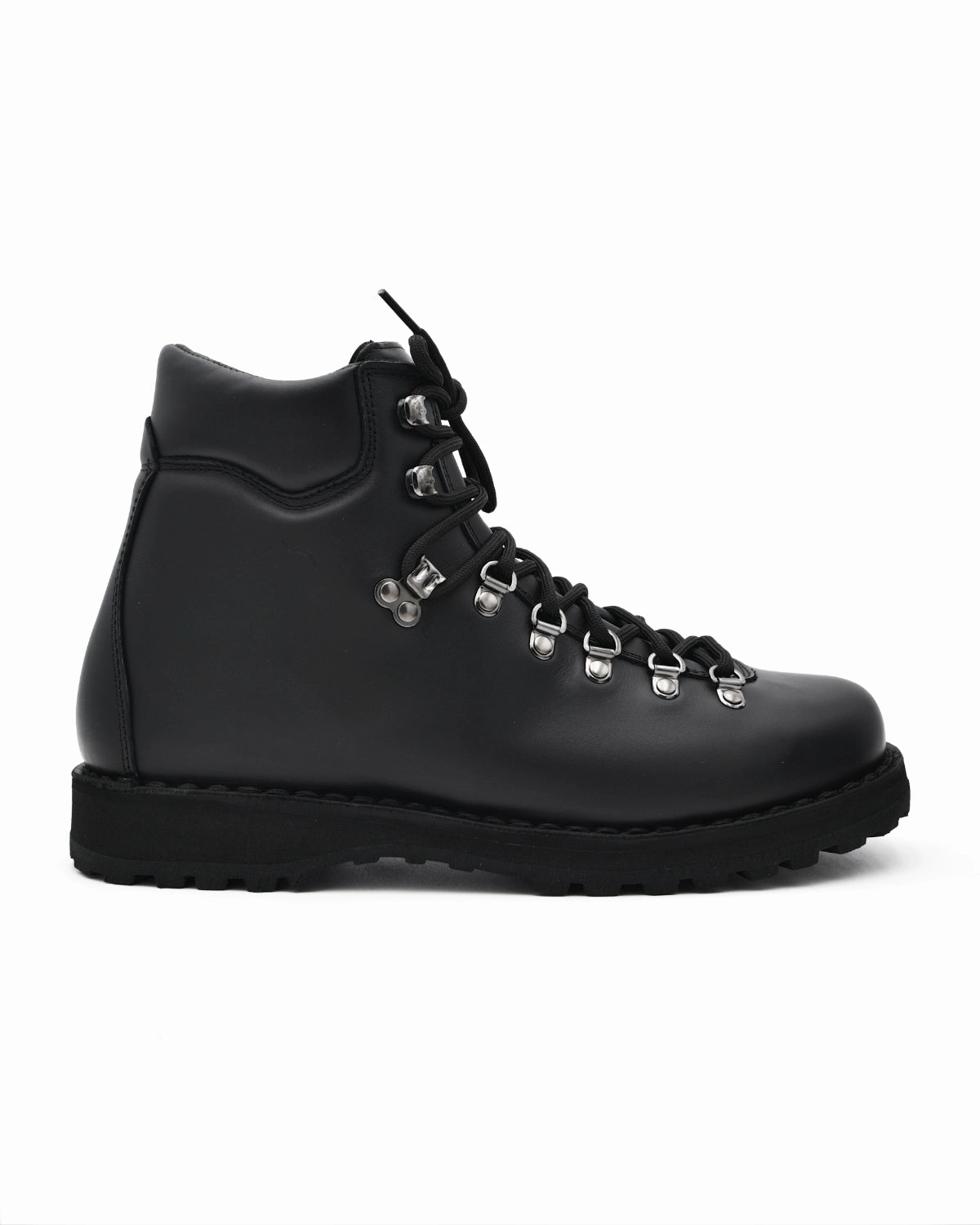 Diemme Roccia in Black Leather Hiking Boots Spikes