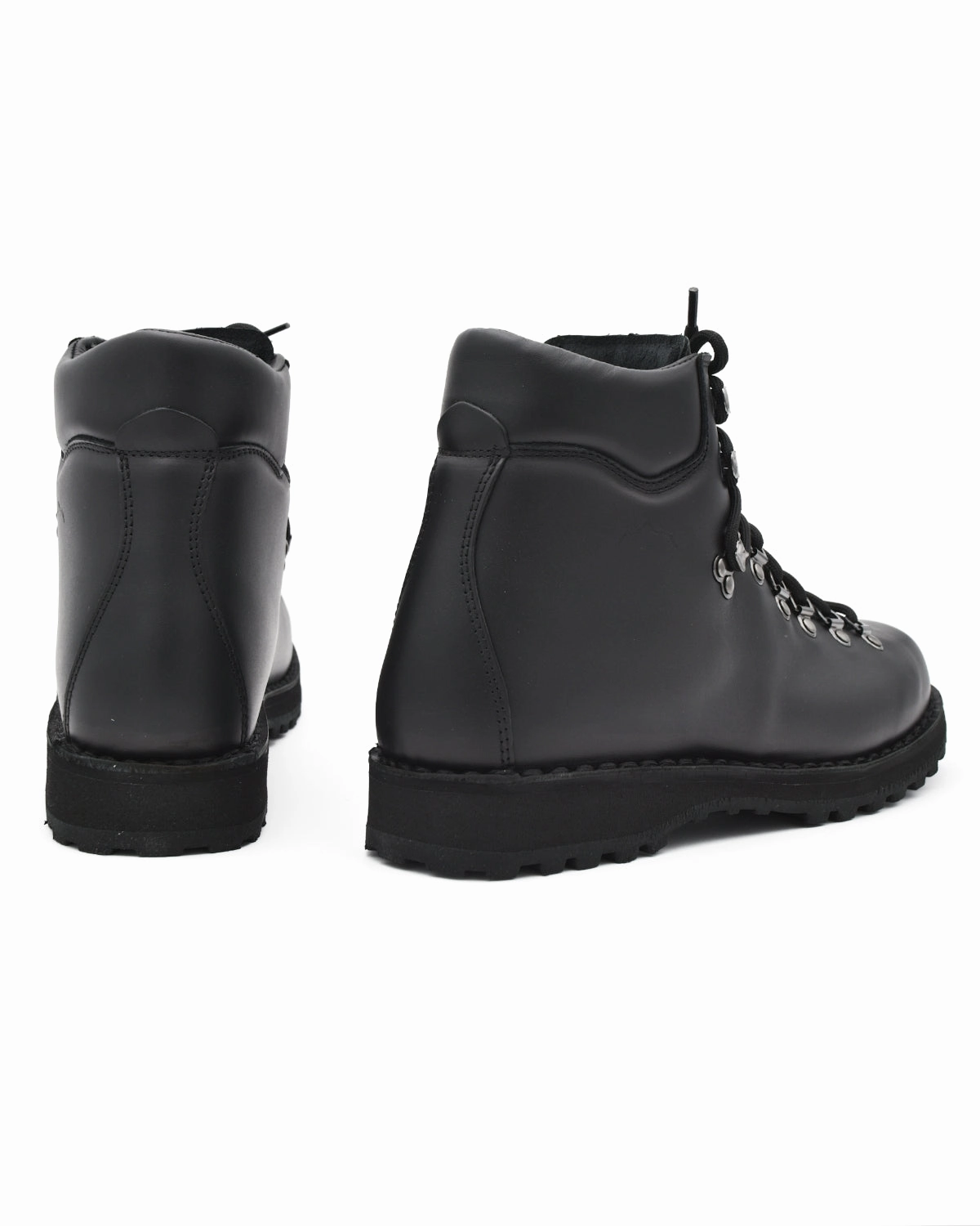 Ranger Hiking Boots Diemme Roccia in Black Leather
