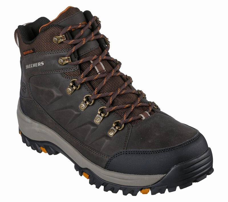 Wide Hiking Boot Men's Wide Fit Skechers 204642 Relment Daggett Hiking Boots