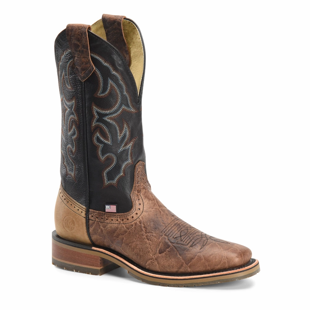 Grissom 12 Inch Embroidered Slip Resistant Soft Toe Work Boots Composition Toe Work Boots