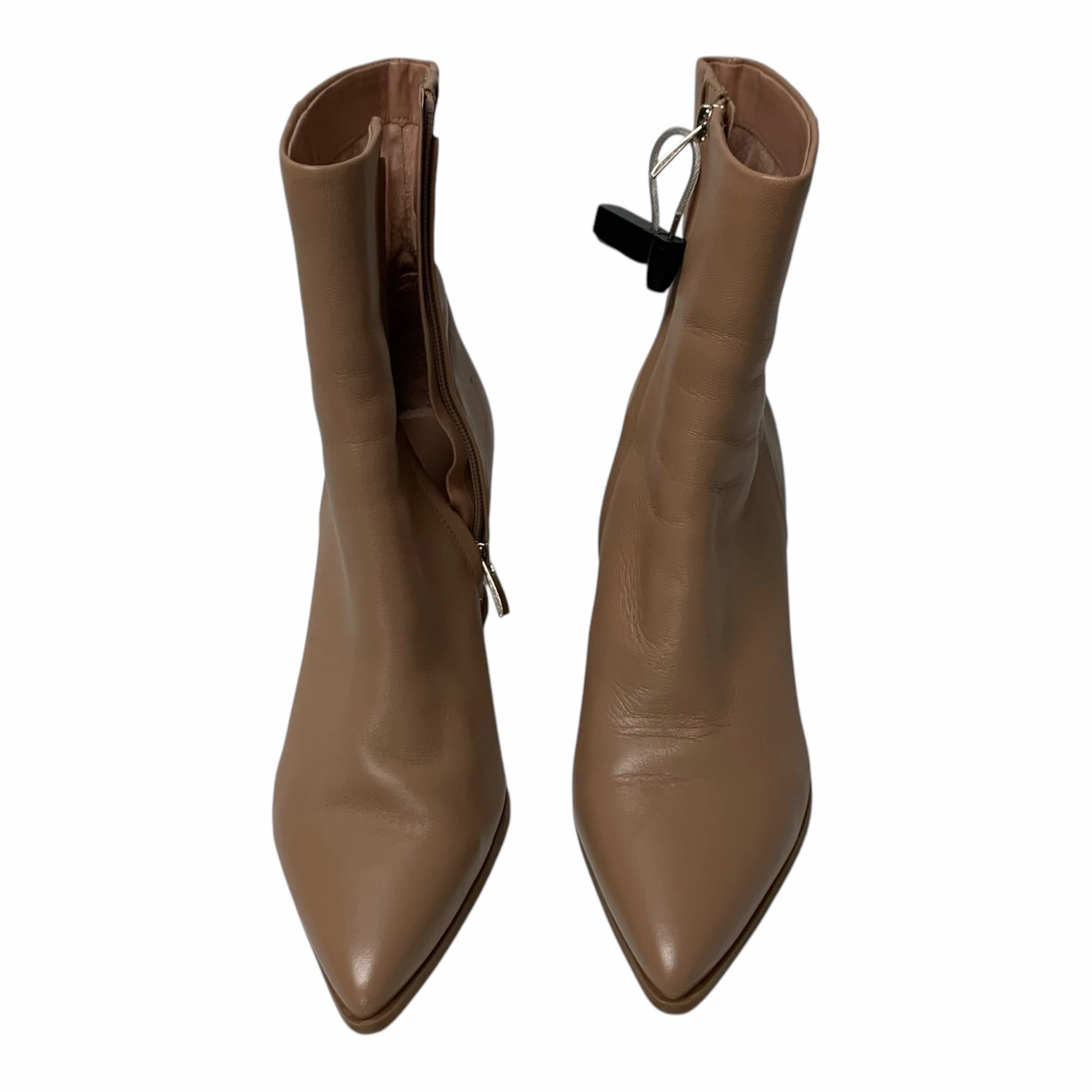 Boots Ankle Heels By Nordstrom In Brown, Size: 10 Grey Lo