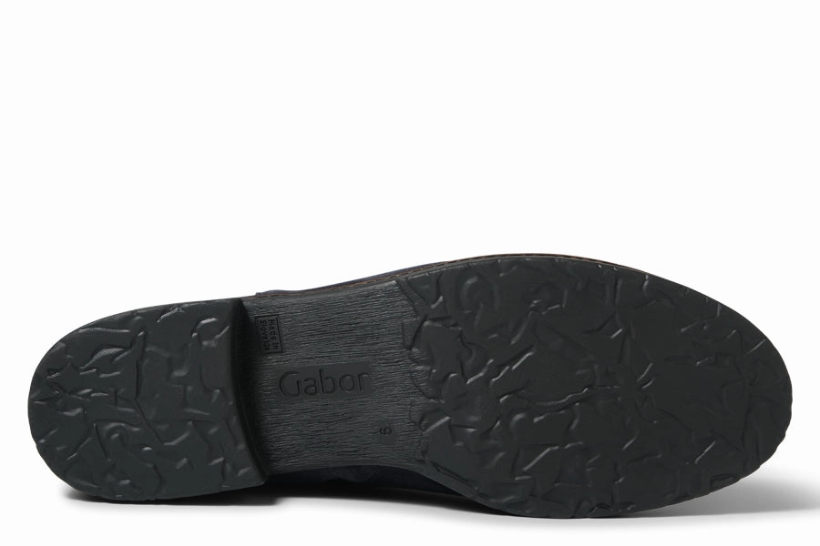 GAB WOLF NAVY Glitter High Heel Ankle Boots