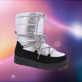 Boots For Snow Weather MARGOT-22 Silver