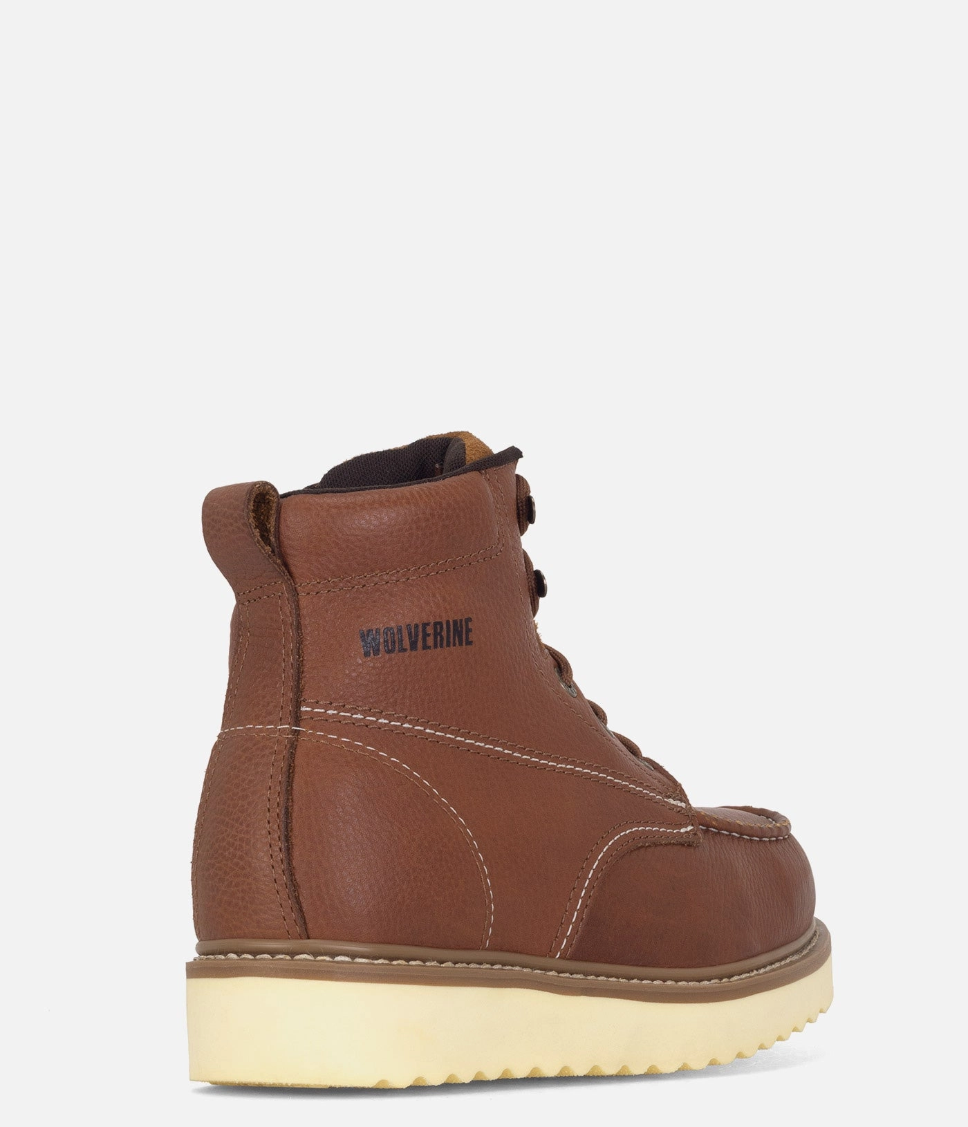 Wolverine Moc-Toe Steel Toe 6" Work Boot - Men Best Western Work Boots