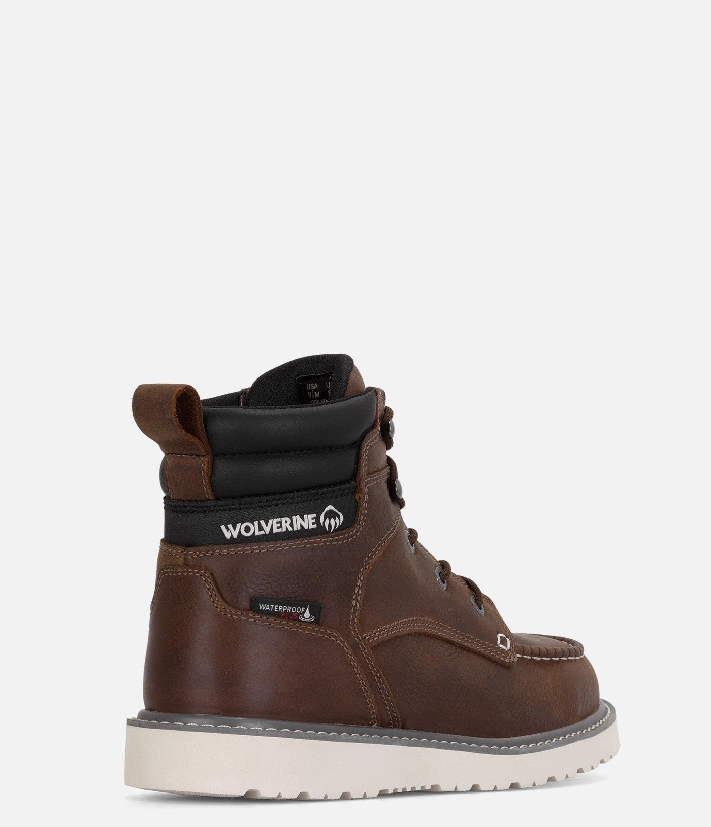 Best Safety Toe Boots Wolverine Trade Wedge 6" Moc-Toe Steel Toe Waterproof Work Boot - Men