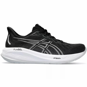 Women's Asics Gel-Cumulus 26, Black/Concrete, 9.5 B Medium Asics Solution Speed Flytefoam 3 Tennis Shoes