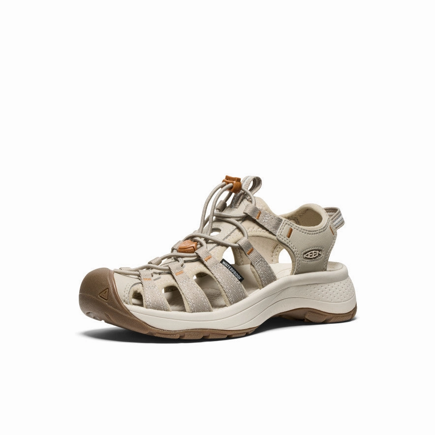 Novo Trail Hiking Shoe Women's Astoria West Sandal  |  Plaza Taupe/Roasted Pecan