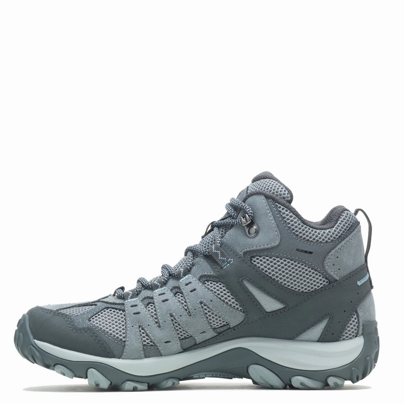 Asolo Leather Hiking Boots Women's Merrell, Accentor 3 Mid Waterproof Boot - Wide Width