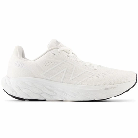 Women's New Balance Fresh Foam X 880v14, White/Silver Metallic/Sea Salt, 10 2A Narrow New Balance Triple Black