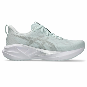 Asics Stability Shoes For Overpronation WOMEN'S NOVABLAST 5 - B - 300 PURE AQUA/SEAL GREY