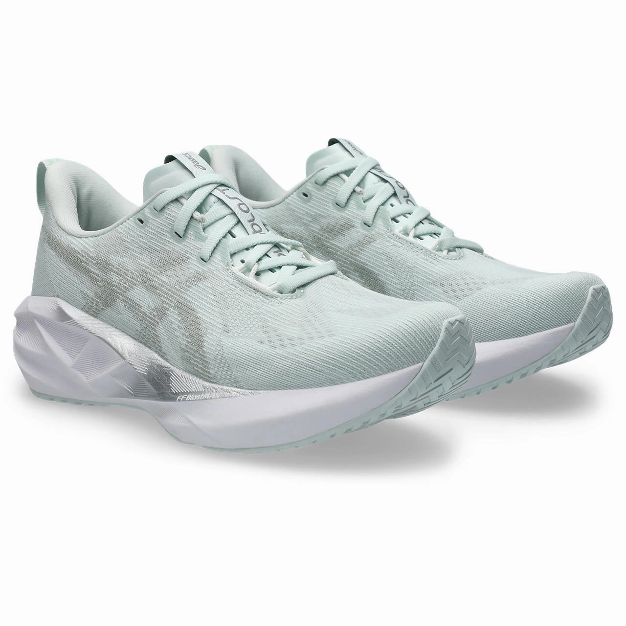 WOMEN'S NOVABLAST 5 - B - 300 PURE AQUA/SEAL GREY Last Year's Asics Running Shoes