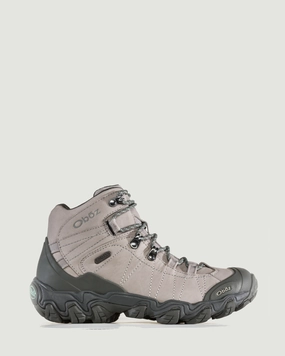 Professional Hiking Boots Women's Oboz Bridger Waterproof Mid Hiking Boots - Frost Grey