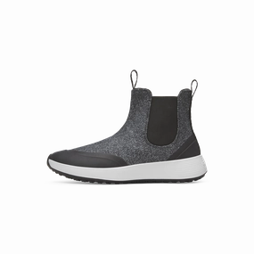 Women's Wool Runner Chelsea - Natural Grey (Light Grey Sole) Wine Chelsea Boots
