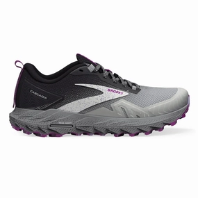 Stiff Soled Trail Running Shoes Womens Brooks Cascadia 17 (Wide)