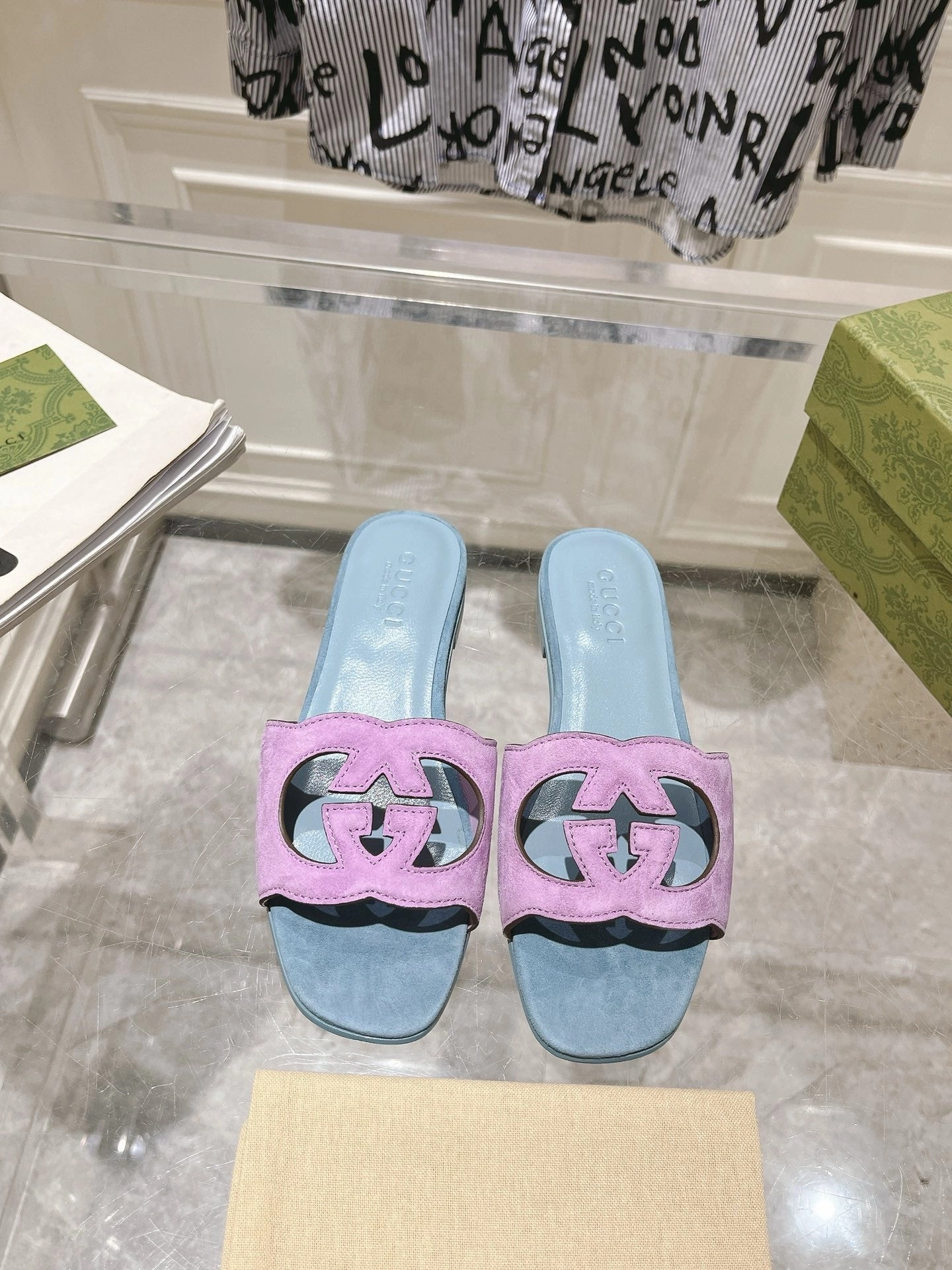 Sore Feet From Flat Shoes SE1394 GC Silde Sandals / Size5-11