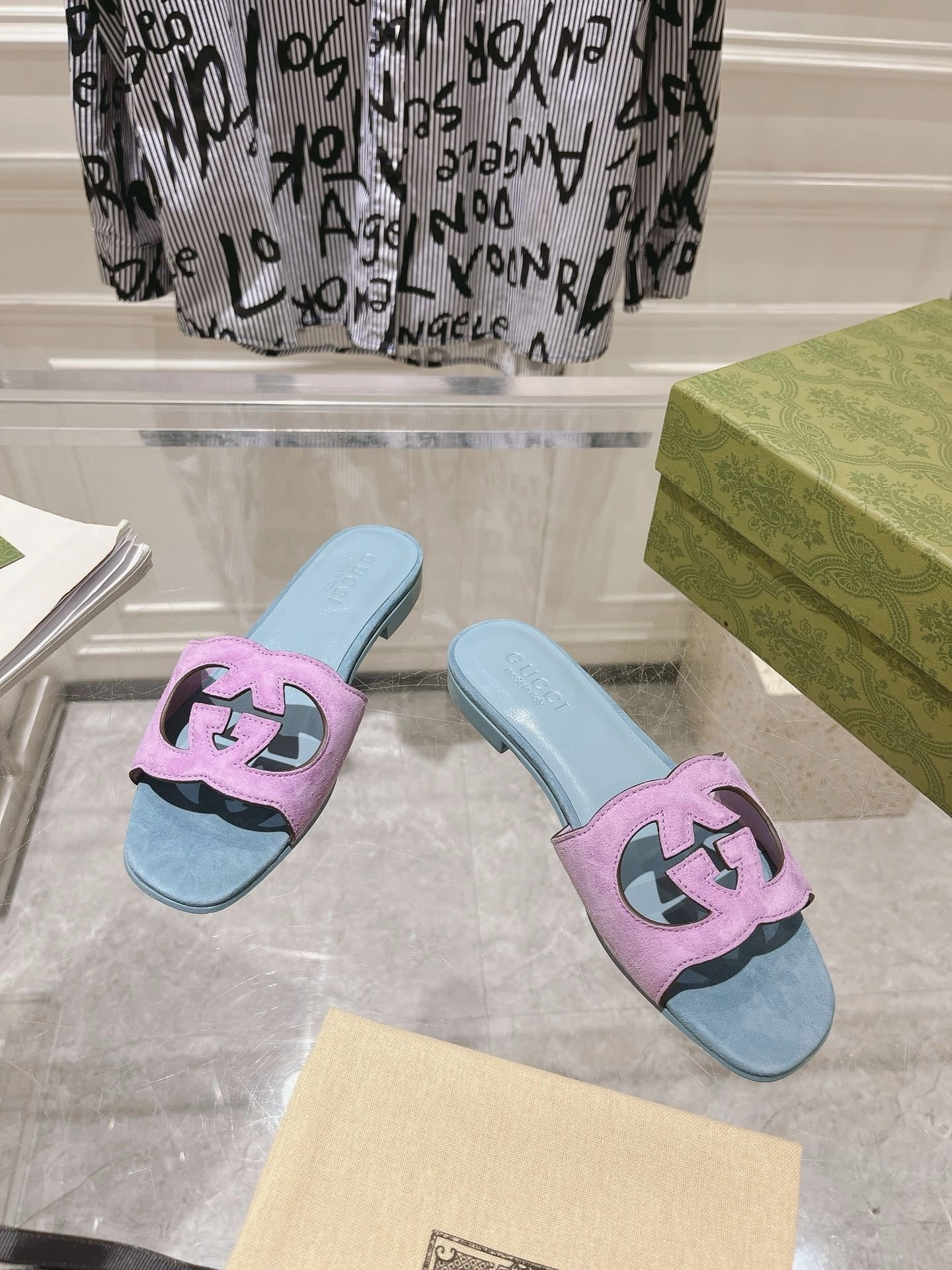 Best Slip On Shoes For Flat Feet SE1394 GC Silde Sandals / Size5-11