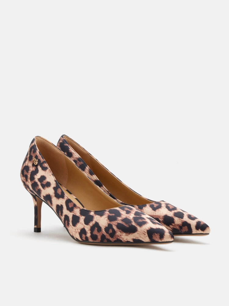 Zira Leopard Print Pointed Toe Heels High Heel Arch Support